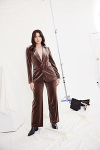 Kamare Surrey Velvet Jacket Latte