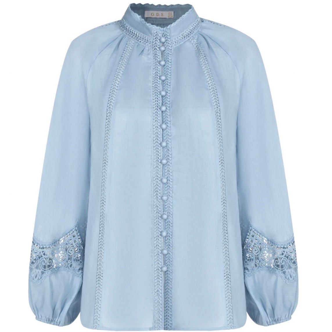 GDS Blouse Meissen Linen Blue Haze 252330889