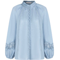 GDS Blouse Meissen Linen Blue Haze 252330889