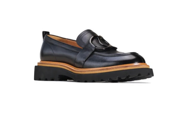 Eos Abbi Loafer Black Leather