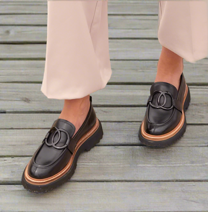 Eos Loafer Abbi Black Leather
