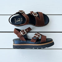 Luca Grossi Sandal Chocolate Suede L831S
