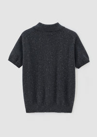 Aleger Knit Cashmere Best Polo Night Sky N.498