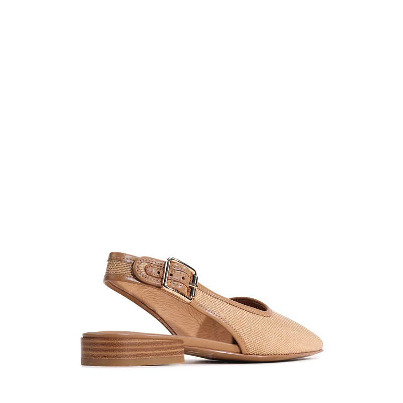Eos Sling Backs Soph Woven Tan