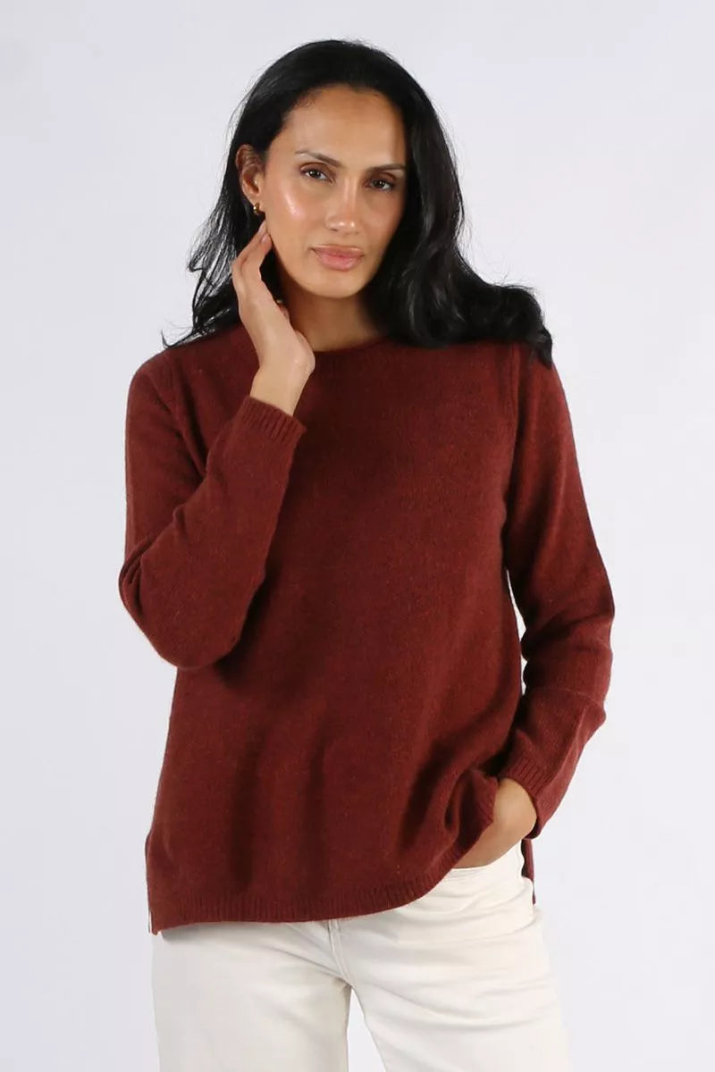 Mansted Knit Round Neck Zonora Spice