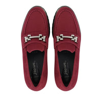 Sioux Shoes Loafer Dark Red Suede 752
