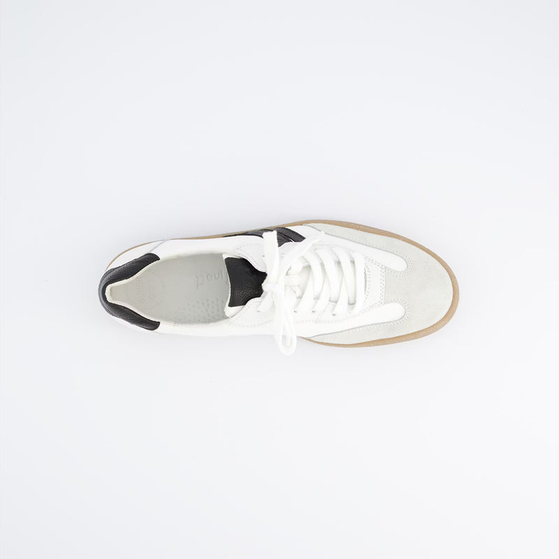 Paul Green Sneaker Soft Suede Milk White 5437-027