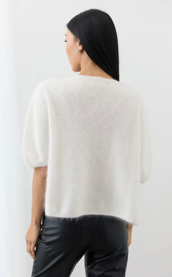 Mia Fratino Brushed Cashmere Erika T Polar 24021
