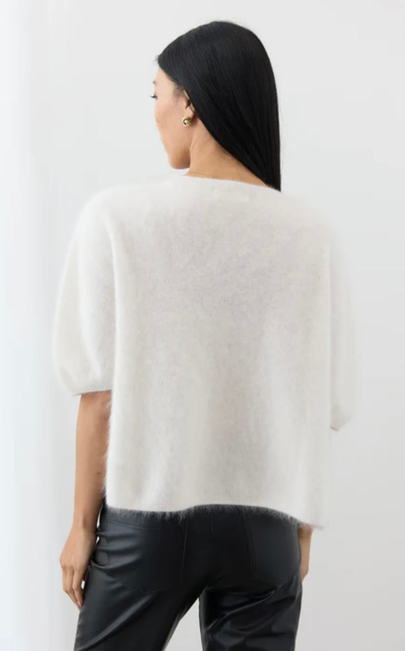 Mia Fratino Brushed Cashmere Erika T Polar 24021