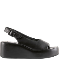 Hogl “Loulou “ Black Wedge Sandal 7-102510