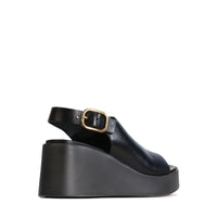 Eos Sandal Ariani Black Wedge