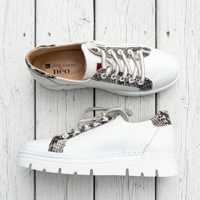 Jose Saenz Sneaker White/Serp JS-2001