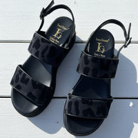 Luca Grossi Sandal Black Leopard L953S