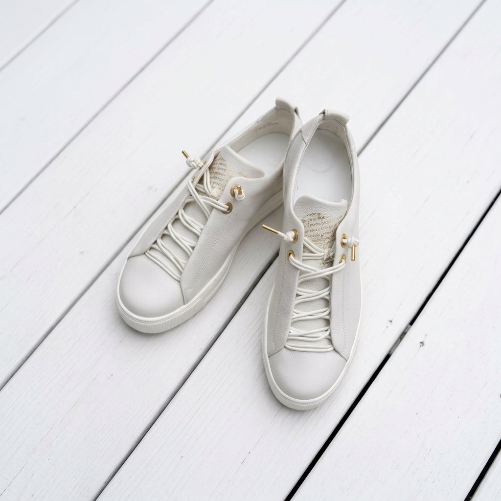 Paul Green Sneaker Ivory/Gold 5017-060