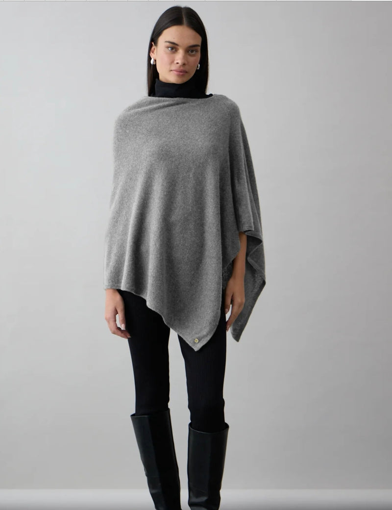 Mia Fratino Poncho Graphite 16511