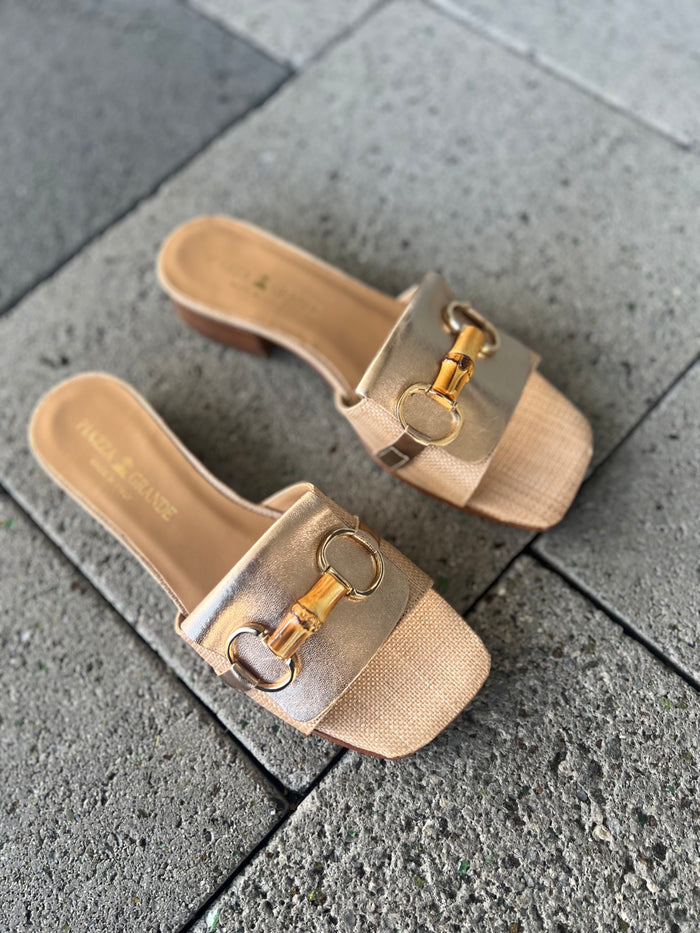 Piazza Grande Slide Champagne Rafia 010