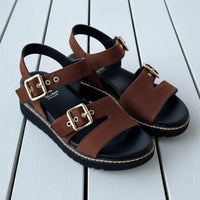 Luca Grossi Sandal Chocolate Suede L831S