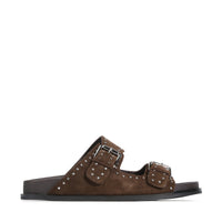 Eos Slide Chestnut Suede Stara