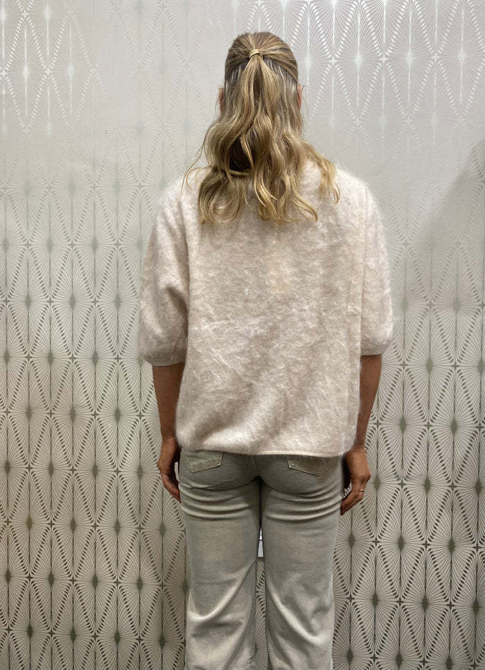 Mia Fratino Brushed Cashmere Erika T Shell 24021