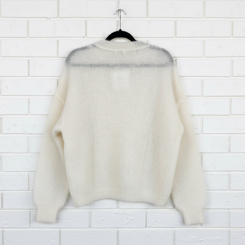 Love From Italy Jumper Kid Mohair Crew Panna LVHH24225