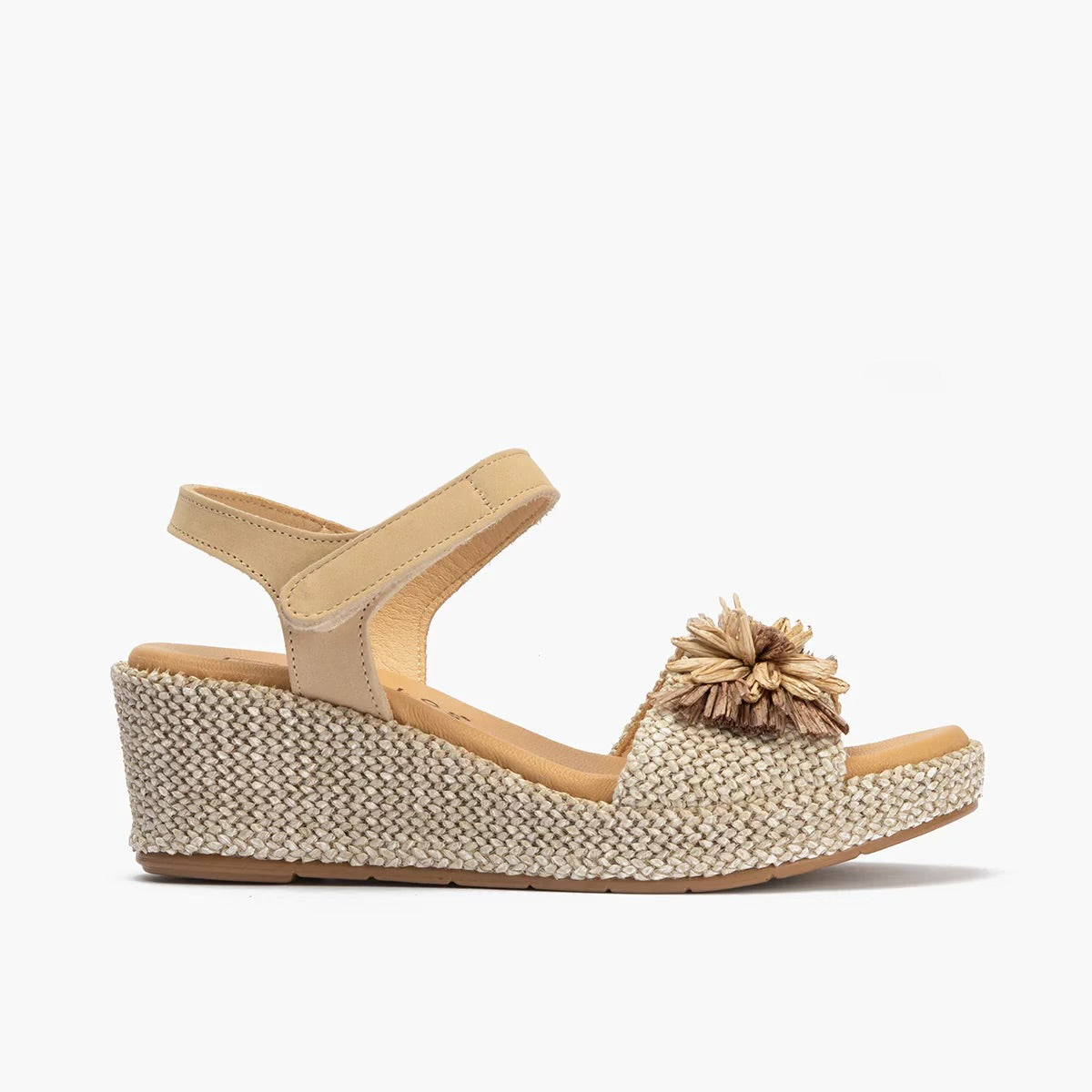 Pitillos Sandal Raffia Natural 11262