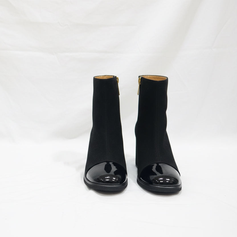 Luca Grossi Boot Black Suede / Patent CH1023