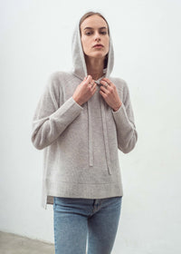 Aleger pure cashmere hoodie N10C