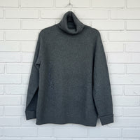Mansted Knit Turtle Neck Green  Zoraja