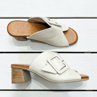 Sala Slide Heeled Bone San Angel