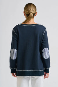 Shirty Sweatshirt Zippy Navy