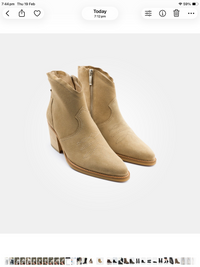 Paul Green Boots Beige Ankle 8110-026