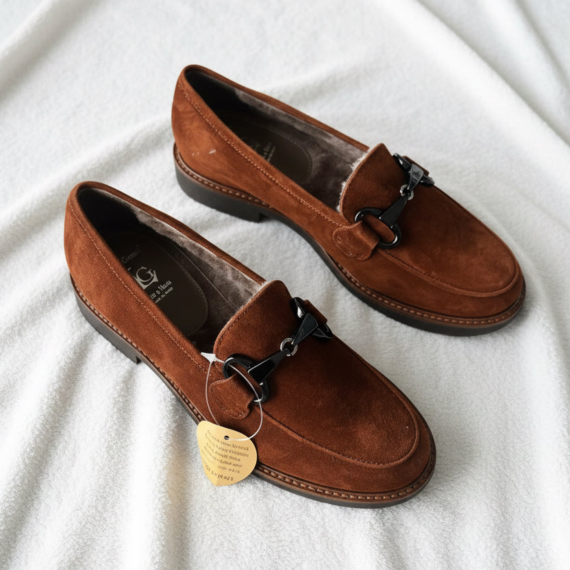Luca Grossi Shoe Choko Suede Loafer H131M