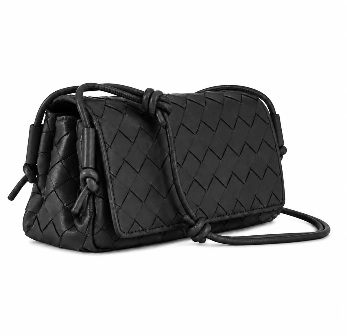 L’ora D’oro Bag Crossbody Black Leather Juniper