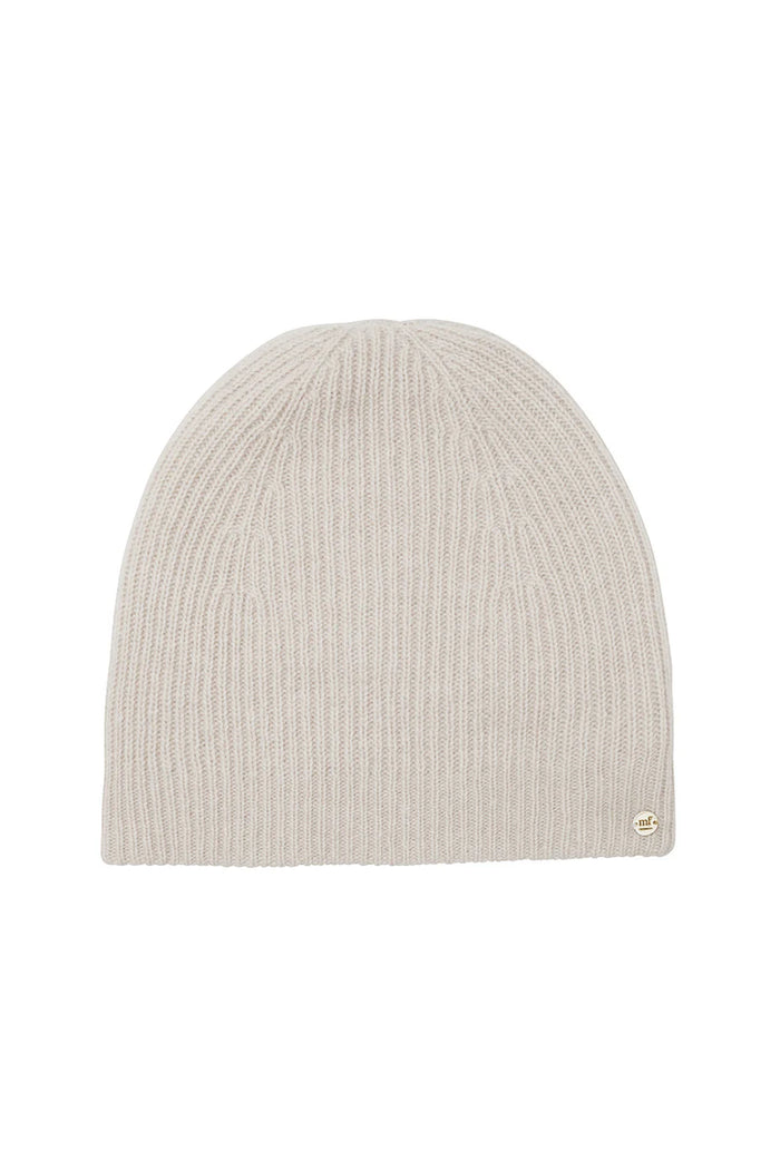 Mia Fratino Ribbed Beanie Alabaster 20500