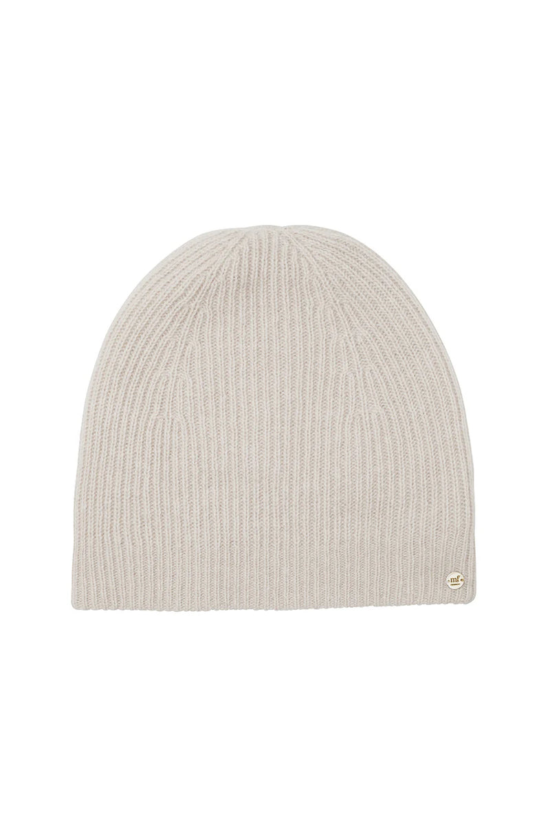 Mia Fratino Ribbed Beanie Alabaster 20500