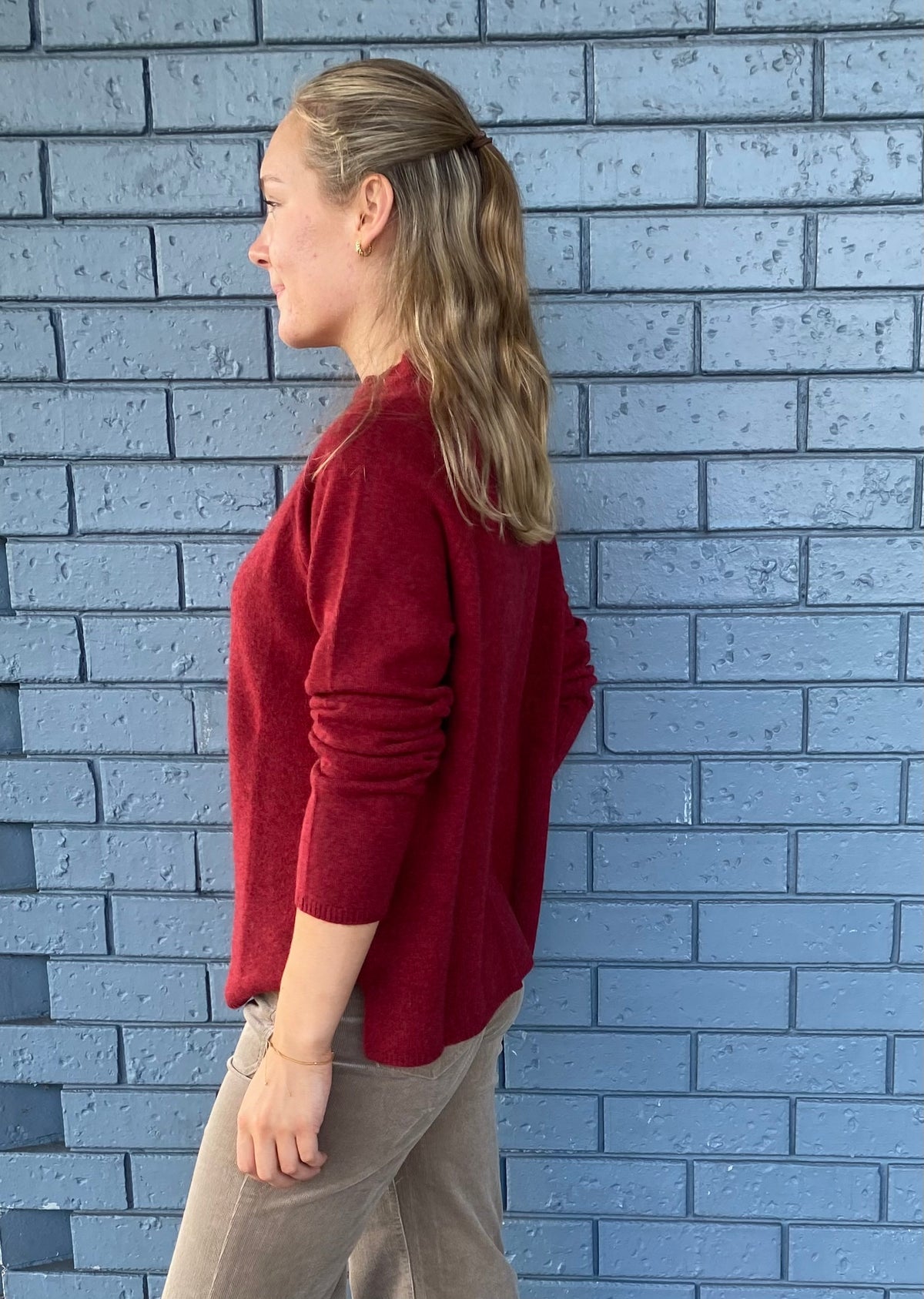 Mansted Zoe Knit Dark Red