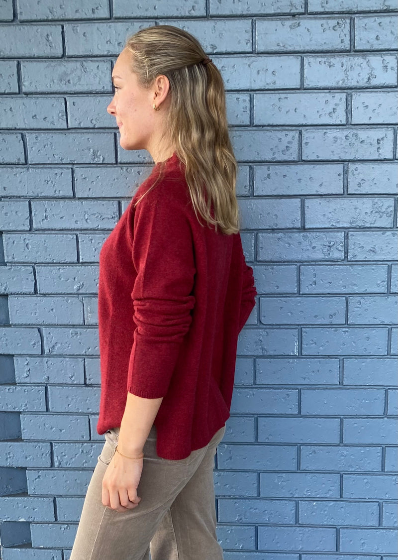 Mansted Zoe Knit Dark Red