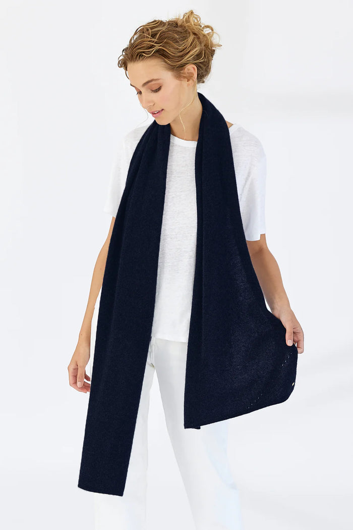 Mia Fratino Scarf Cashmere French Navy 18501