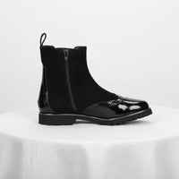Sioux Boot Black Patent Toe Meredith 751