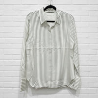 Herzen’s Angelegenheit Shirt Pinstripe Aluminium/Superwhite Blouse2124
