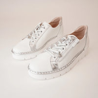 Jose Saenz Black White/Silver Sneaker 2001-CI-M
