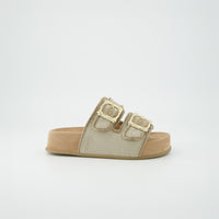 Paul Green Slide Beige Platform 6221-009