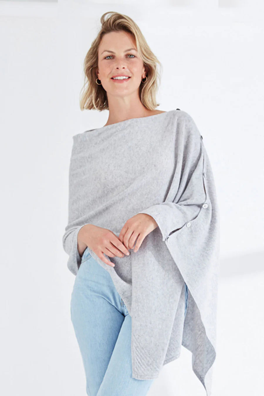 Mia Fratino  Sorrento Button Wrap Foggy 16501