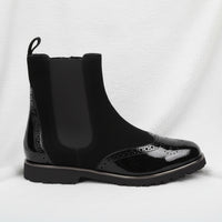Sioux Boot Black Patent Toe Meredith 751
