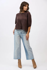 Mia Fratino Eliza Tee Dark Chocolate 24921