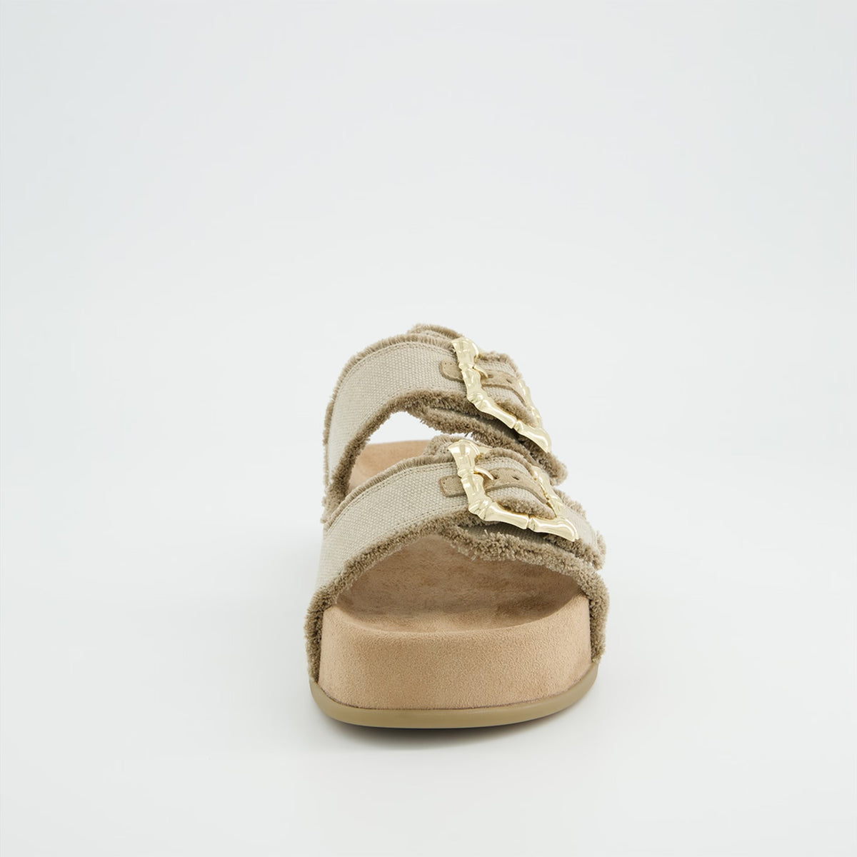 Paul Green Slide Beige Platform 6221-009