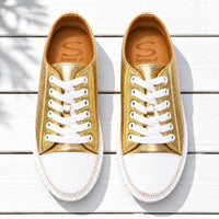 Sempre Di Sneaker Low Top White/Gold 139-1809