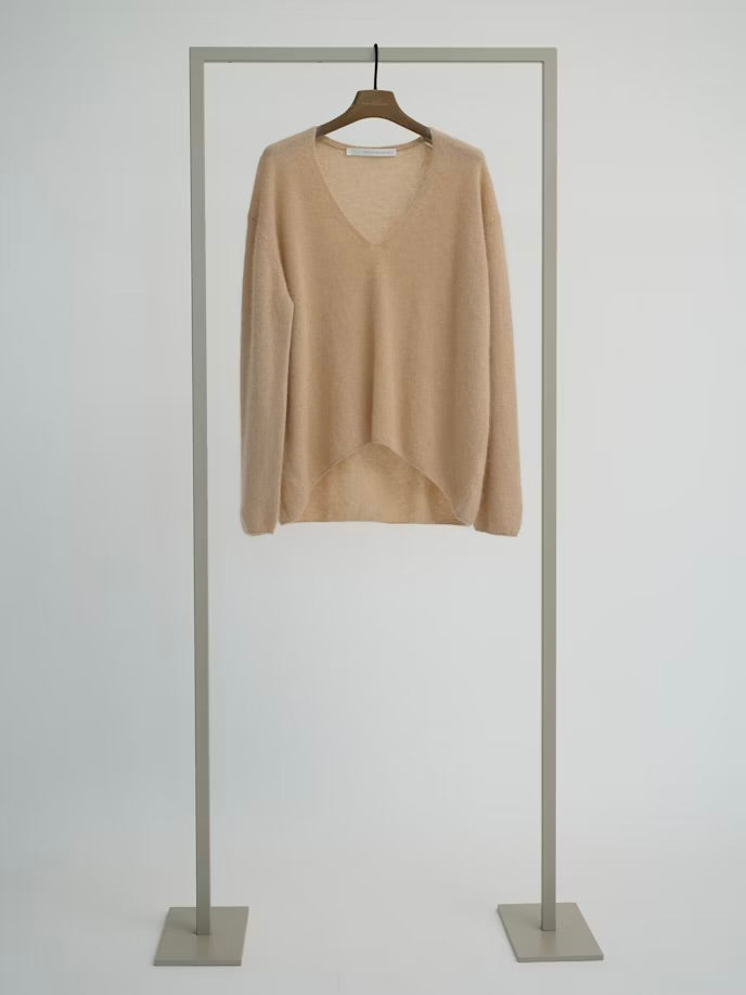 Herzen’s Angelegenheit V Neck Pullover Sesame 25251-1053