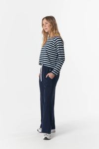 Cloth + Paper+  Scissors Top Hero Striped Tee 3/4 C1214