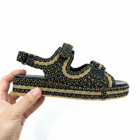 Fiorina Sandal Oro Nero 557S